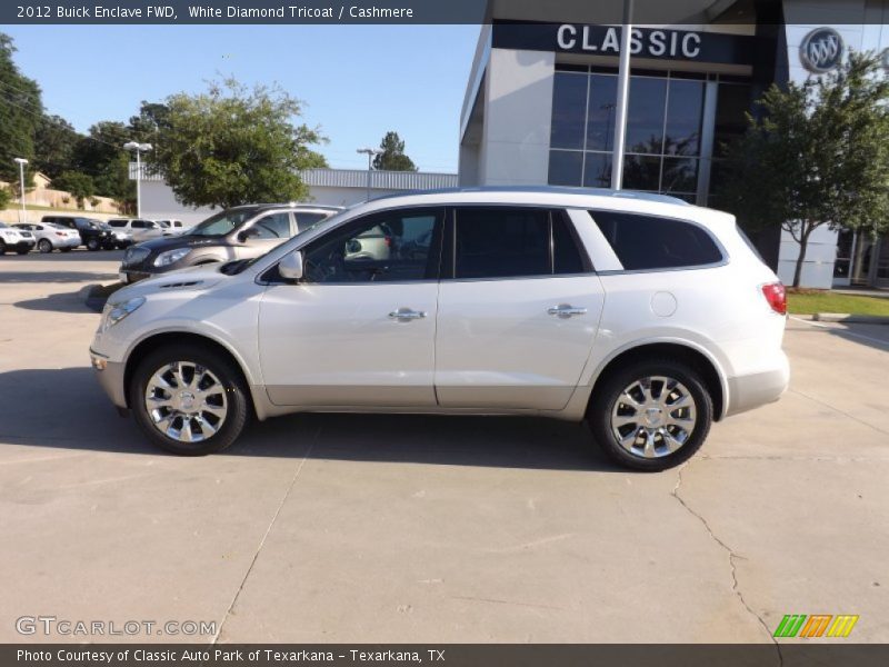 White Diamond Tricoat / Cashmere 2012 Buick Enclave FWD