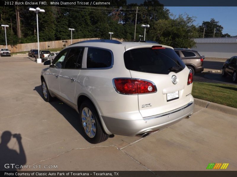 White Diamond Tricoat / Cashmere 2012 Buick Enclave FWD