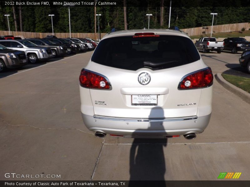 White Diamond Tricoat / Cashmere 2012 Buick Enclave FWD