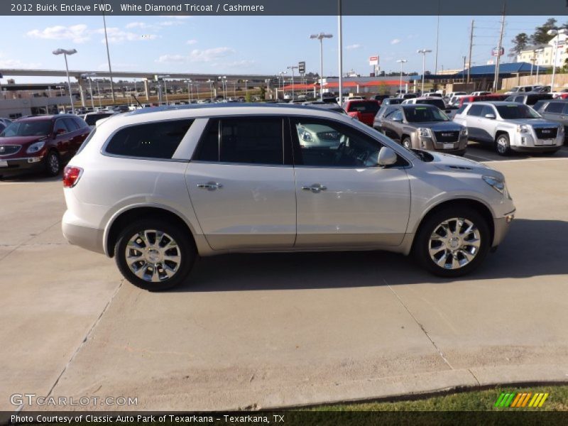 White Diamond Tricoat / Cashmere 2012 Buick Enclave FWD
