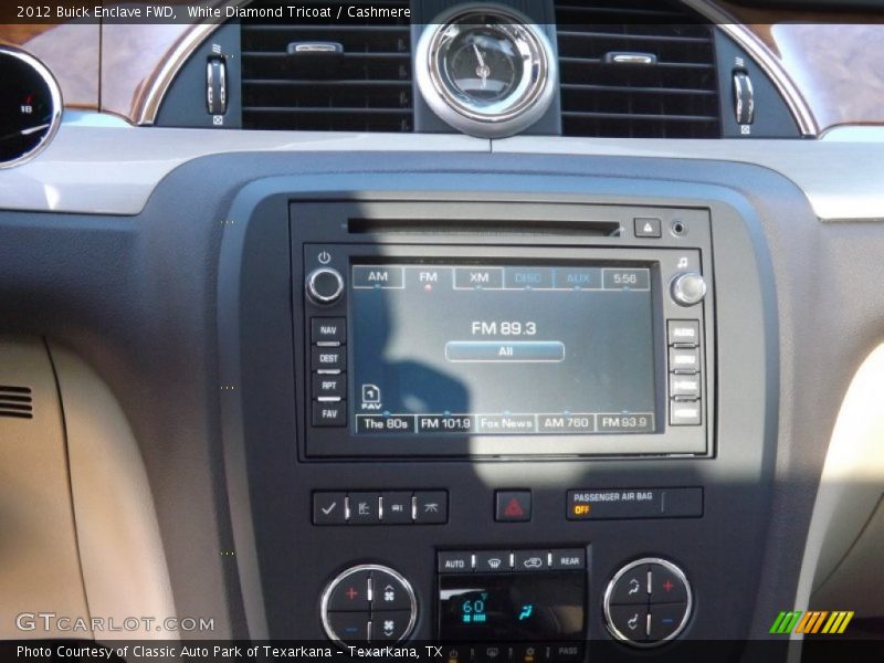 White Diamond Tricoat / Cashmere 2012 Buick Enclave FWD