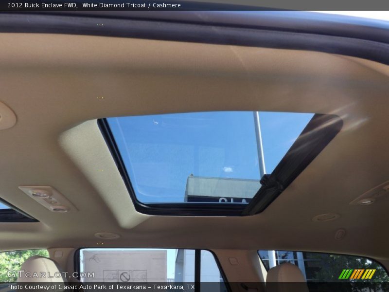 White Diamond Tricoat / Cashmere 2012 Buick Enclave FWD