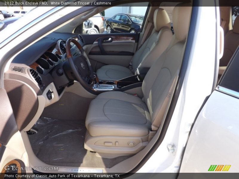 White Diamond Tricoat / Cashmere 2012 Buick Enclave FWD