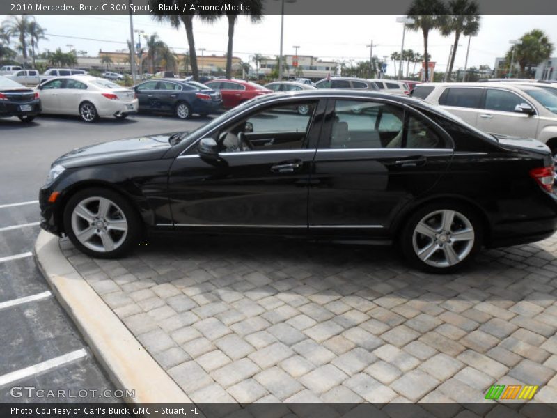 Black / Almond/Mocha 2010 Mercedes-Benz C 300 Sport