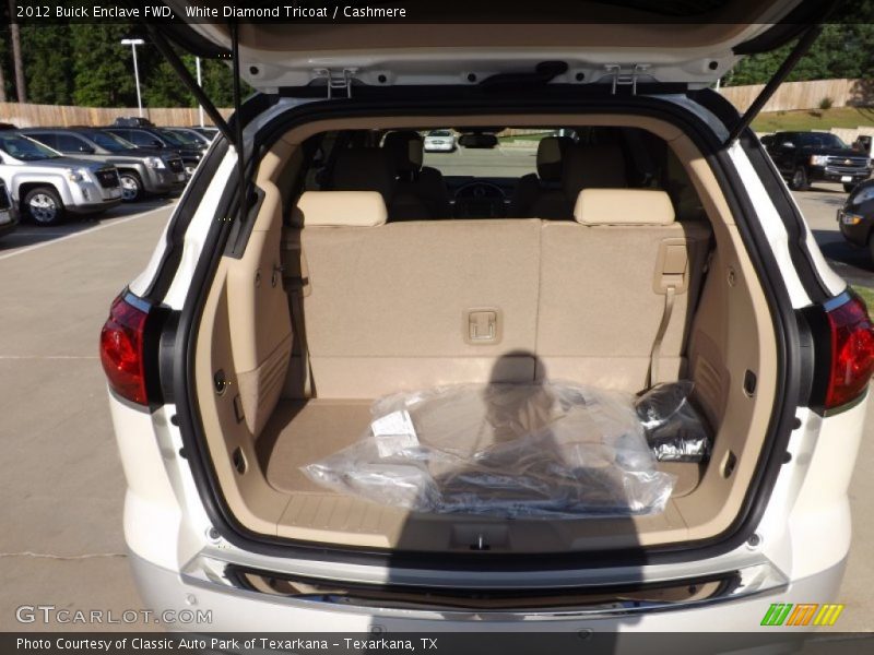 White Diamond Tricoat / Cashmere 2012 Buick Enclave FWD