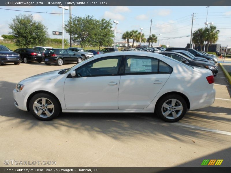 Candy White / Titan Black 2012 Volkswagen Jetta TDI Sedan