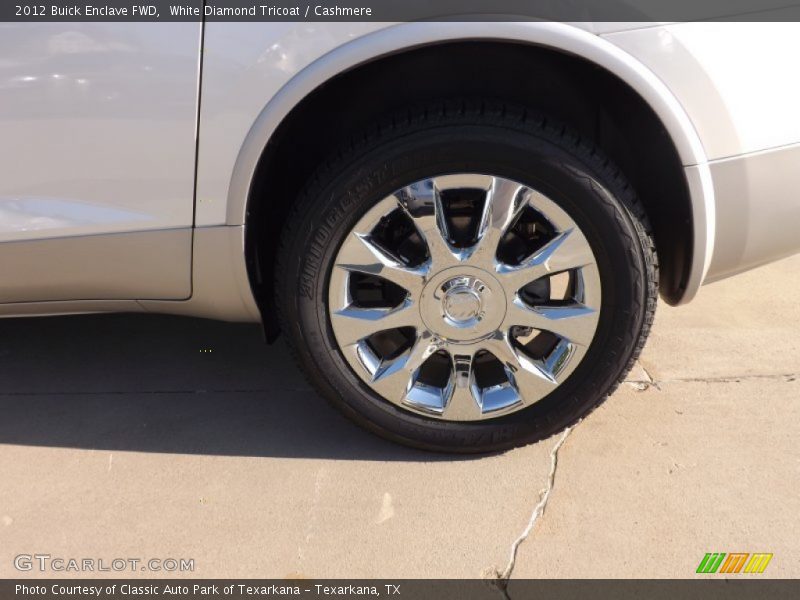 White Diamond Tricoat / Cashmere 2012 Buick Enclave FWD