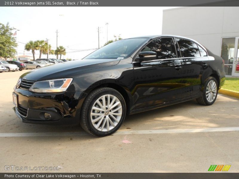 Black / Titan Black 2012 Volkswagen Jetta SEL Sedan