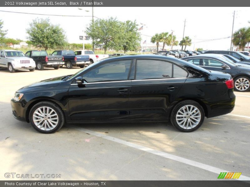 Black / Titan Black 2012 Volkswagen Jetta SEL Sedan