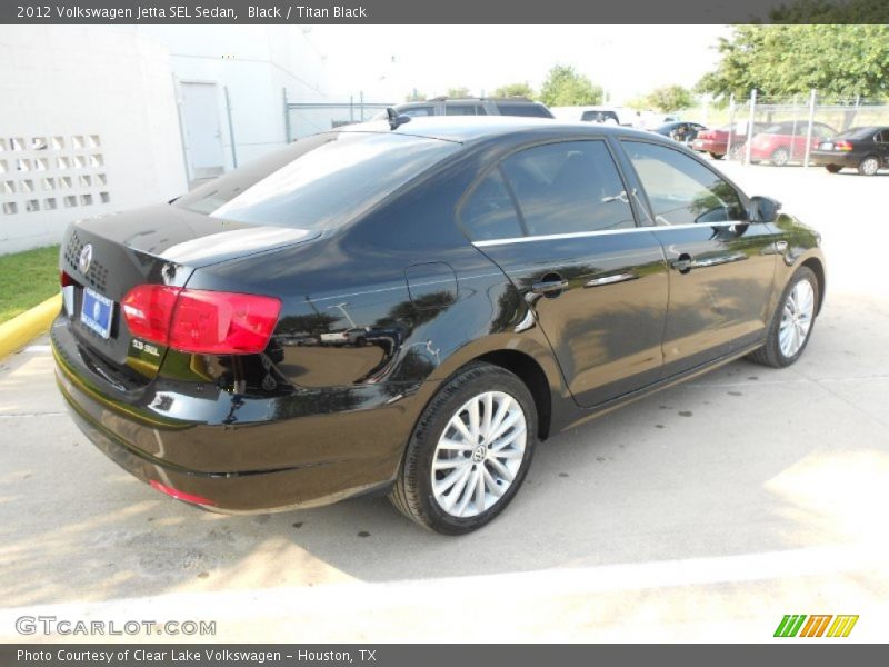 Black / Titan Black 2012 Volkswagen Jetta SEL Sedan