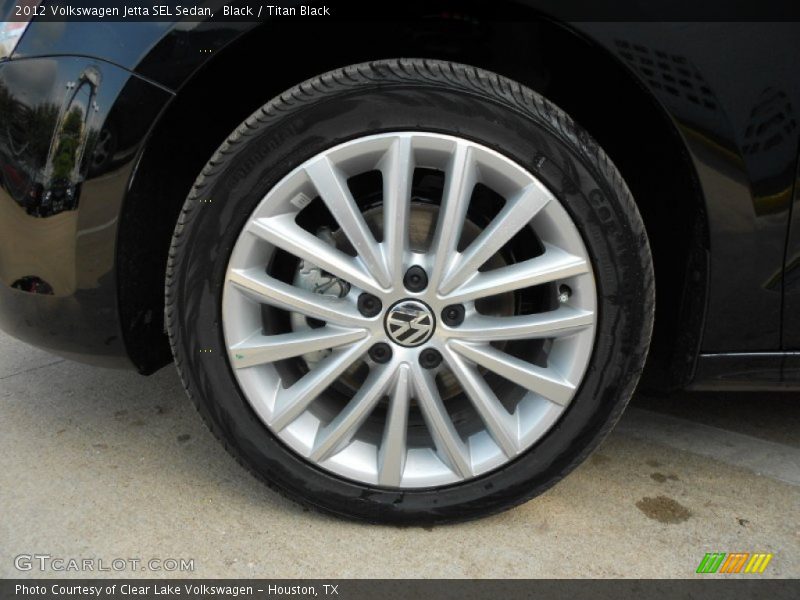 Black / Titan Black 2012 Volkswagen Jetta SEL Sedan