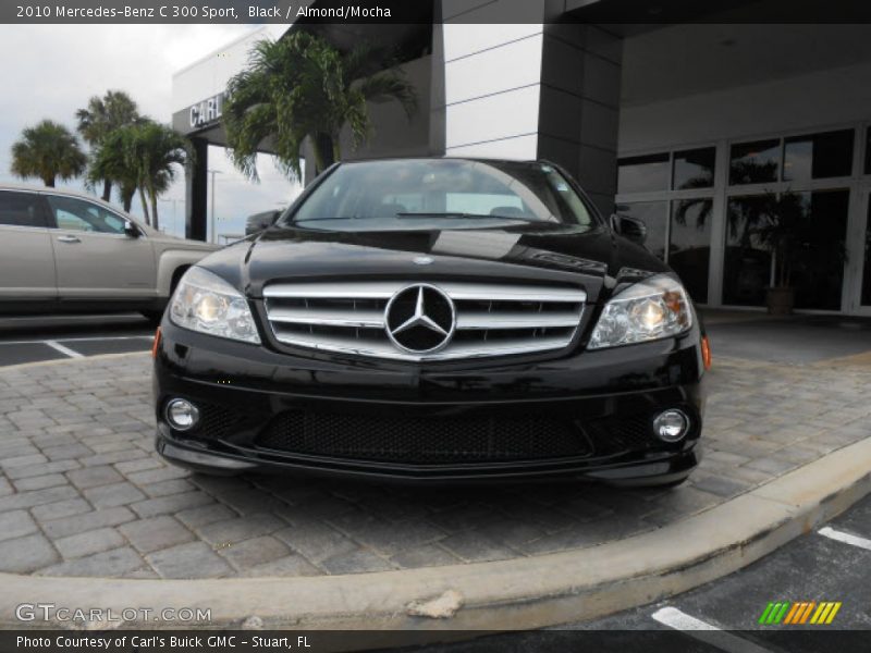 Black / Almond/Mocha 2010 Mercedes-Benz C 300 Sport