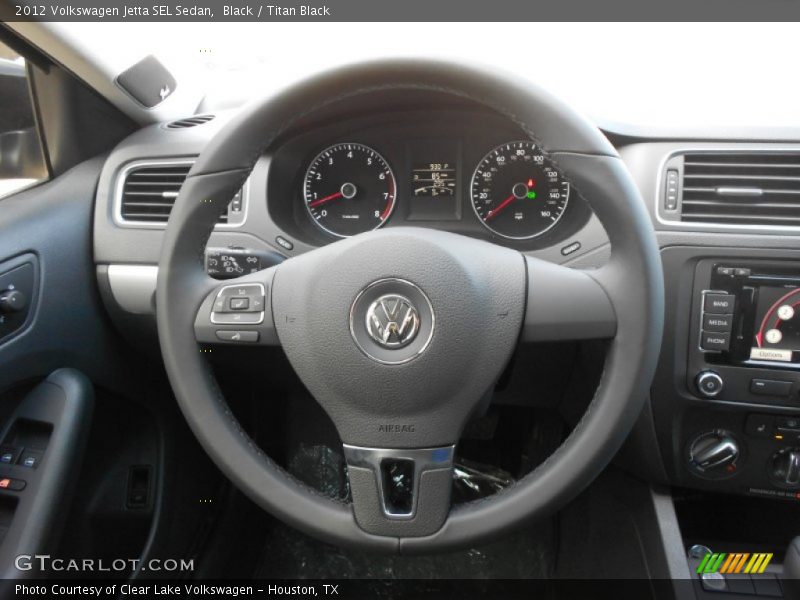 Black / Titan Black 2012 Volkswagen Jetta SEL Sedan