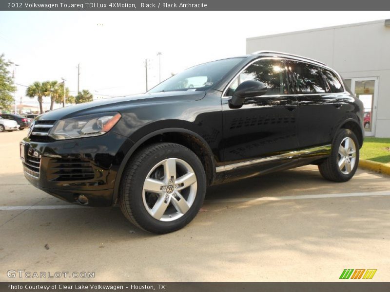 Black / Black Anthracite 2012 Volkswagen Touareg TDI Lux 4XMotion