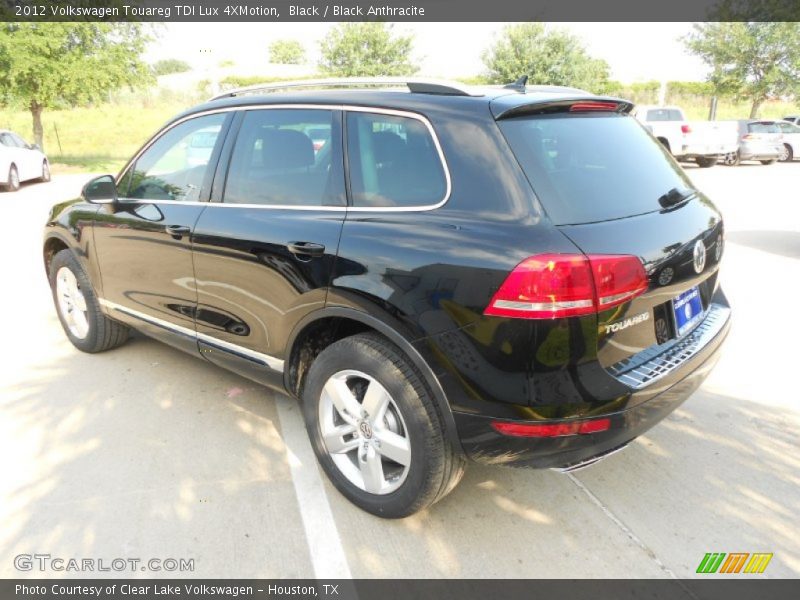 Black / Black Anthracite 2012 Volkswagen Touareg TDI Lux 4XMotion