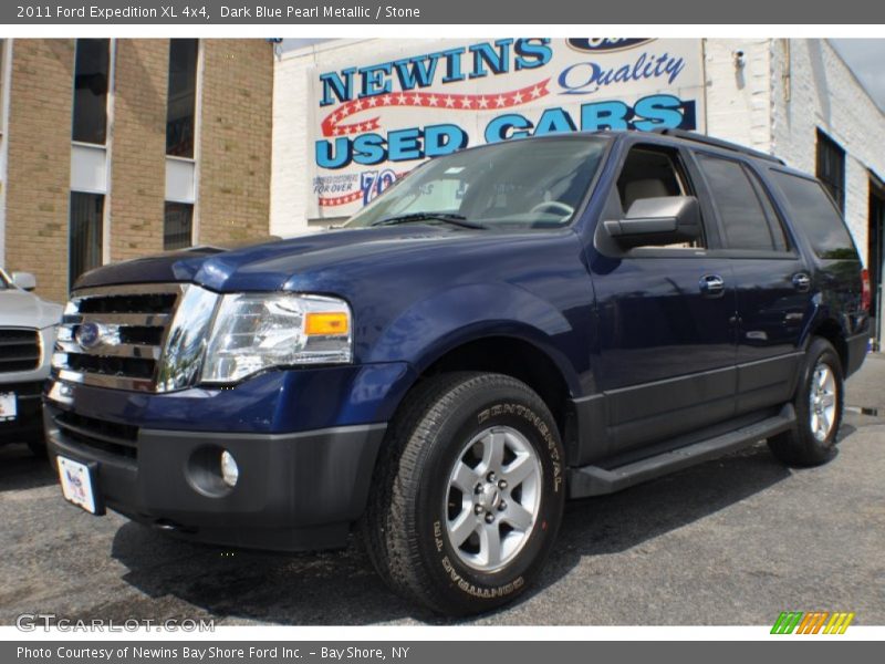 Dark Blue Pearl Metallic / Stone 2011 Ford Expedition XL 4x4