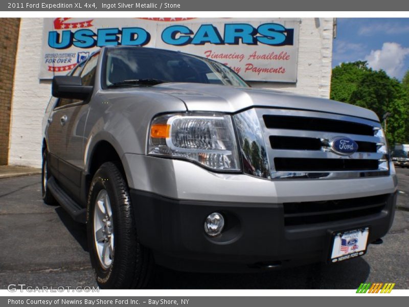 Ingot Silver Metallic / Stone 2011 Ford Expedition XL 4x4