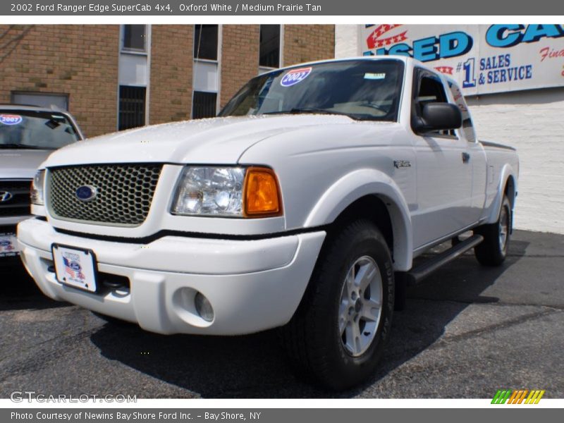 Oxford White / Medium Prairie Tan 2002 Ford Ranger Edge SuperCab 4x4