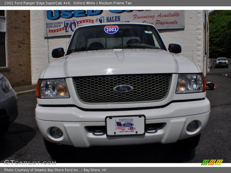Oxford White / Medium Prairie Tan 2002 Ford Ranger Edge SuperCab 4x4