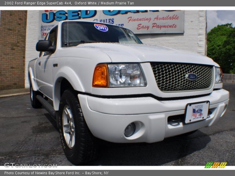 Oxford White / Medium Prairie Tan 2002 Ford Ranger Edge SuperCab 4x4