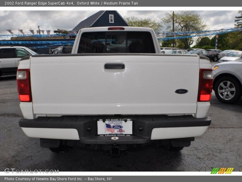 Oxford White / Medium Prairie Tan 2002 Ford Ranger Edge SuperCab 4x4