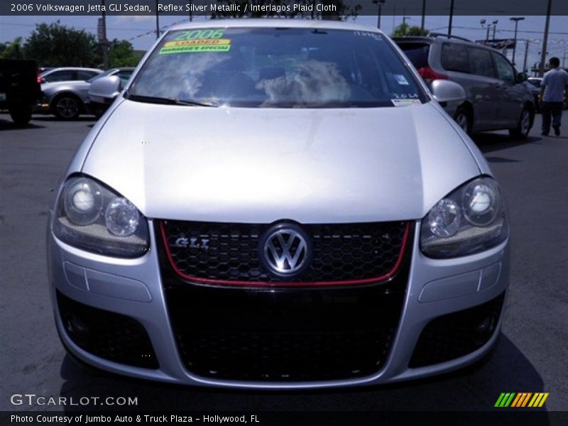Reflex Silver Metallic / Interlagos Plaid Cloth 2006 Volkswagen Jetta GLI Sedan