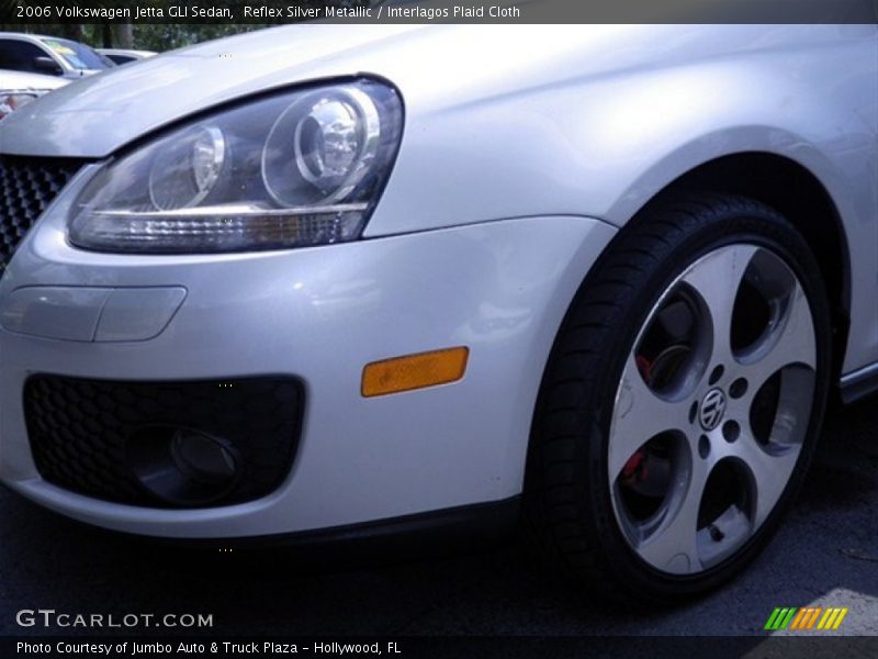 Reflex Silver Metallic / Interlagos Plaid Cloth 2006 Volkswagen Jetta GLI Sedan