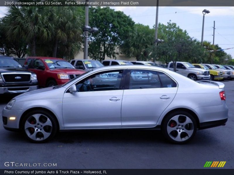 Reflex Silver Metallic / Interlagos Plaid Cloth 2006 Volkswagen Jetta GLI Sedan