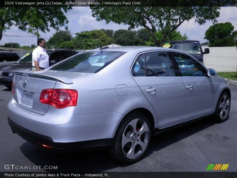 Reflex Silver Metallic / Interlagos Plaid Cloth 2006 Volkswagen Jetta GLI Sedan