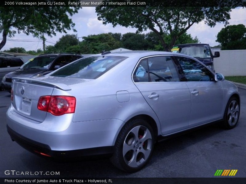 Reflex Silver Metallic / Interlagos Plaid Cloth 2006 Volkswagen Jetta GLI Sedan