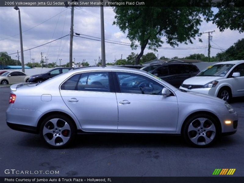 Reflex Silver Metallic / Interlagos Plaid Cloth 2006 Volkswagen Jetta GLI Sedan