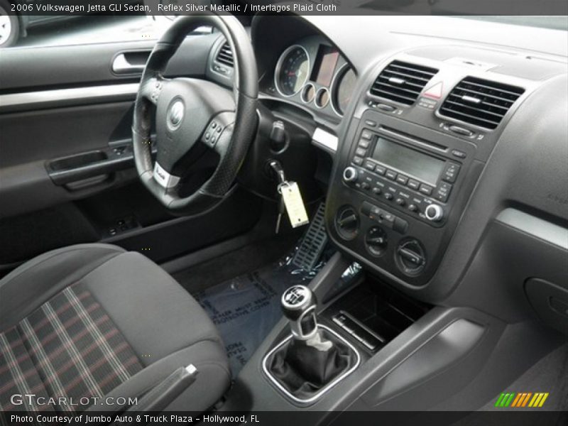 Reflex Silver Metallic / Interlagos Plaid Cloth 2006 Volkswagen Jetta GLI Sedan