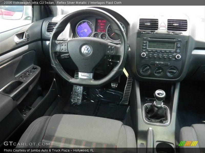 Reflex Silver Metallic / Interlagos Plaid Cloth 2006 Volkswagen Jetta GLI Sedan