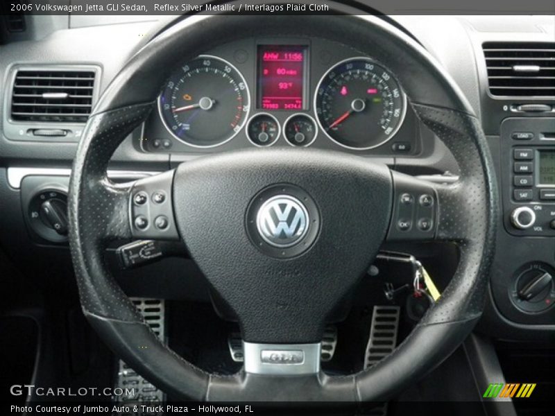 Reflex Silver Metallic / Interlagos Plaid Cloth 2006 Volkswagen Jetta GLI Sedan