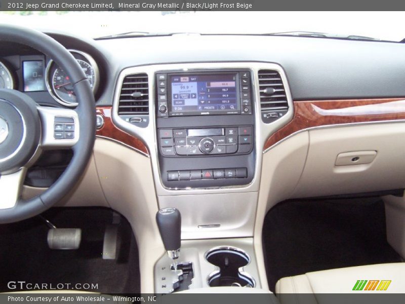 Mineral Gray Metallic / Black/Light Frost Beige 2012 Jeep Grand Cherokee Limited