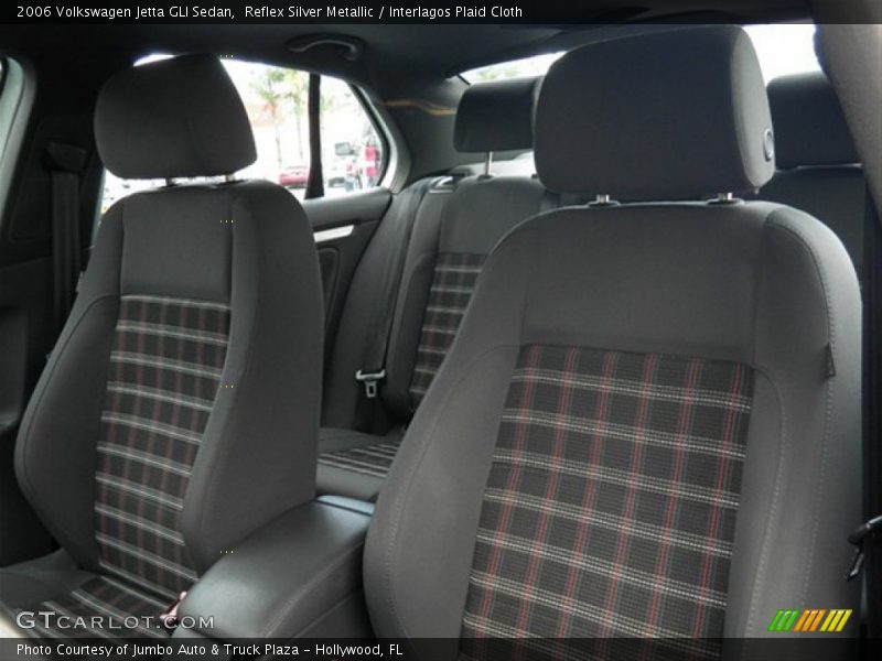 Reflex Silver Metallic / Interlagos Plaid Cloth 2006 Volkswagen Jetta GLI Sedan