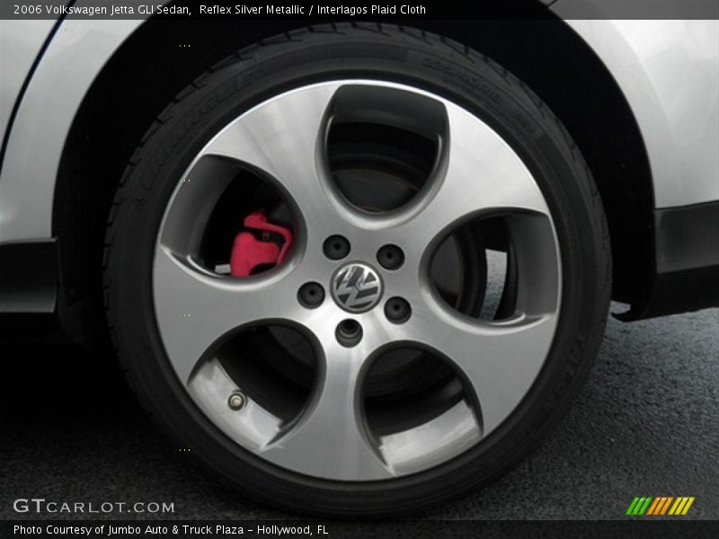 Reflex Silver Metallic / Interlagos Plaid Cloth 2006 Volkswagen Jetta GLI Sedan