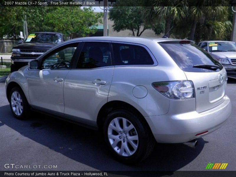 True Silver Metallic / Black 2007 Mazda CX-7 Sport