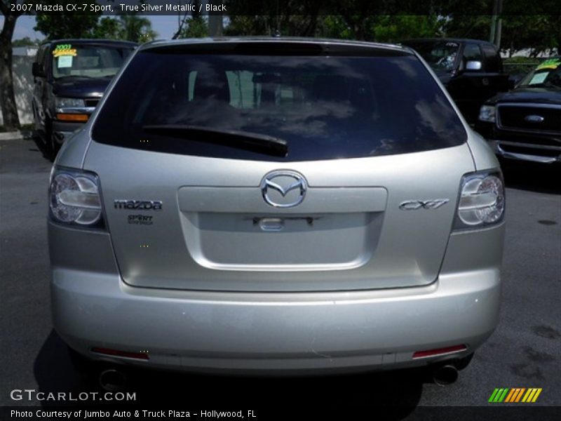 True Silver Metallic / Black 2007 Mazda CX-7 Sport