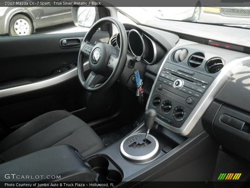 True Silver Metallic / Black 2007 Mazda CX-7 Sport