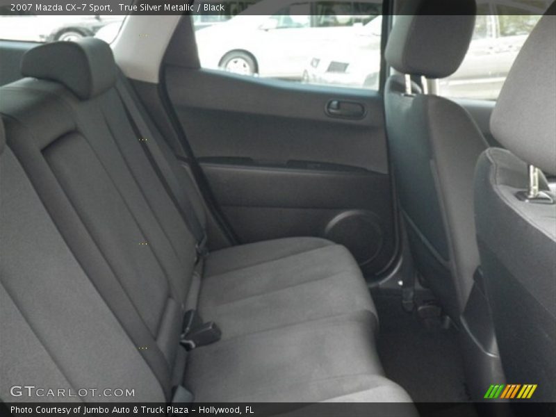 True Silver Metallic / Black 2007 Mazda CX-7 Sport