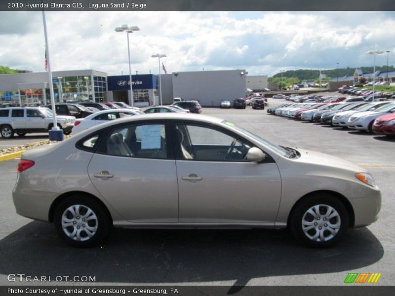 Laguna Sand / Beige 2010 Hyundai Elantra GLS