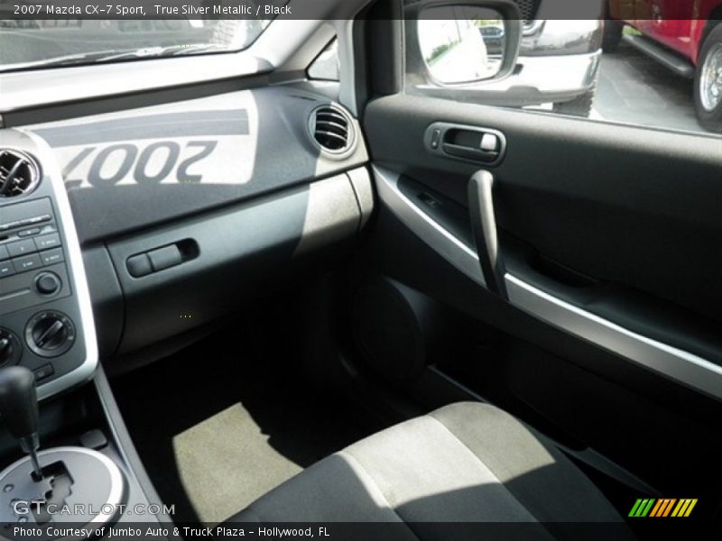True Silver Metallic / Black 2007 Mazda CX-7 Sport