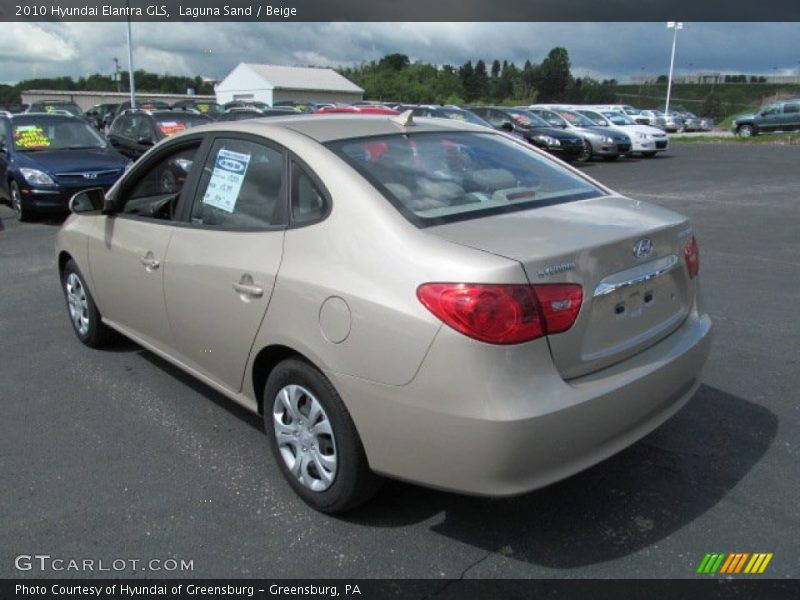 Laguna Sand / Beige 2010 Hyundai Elantra GLS