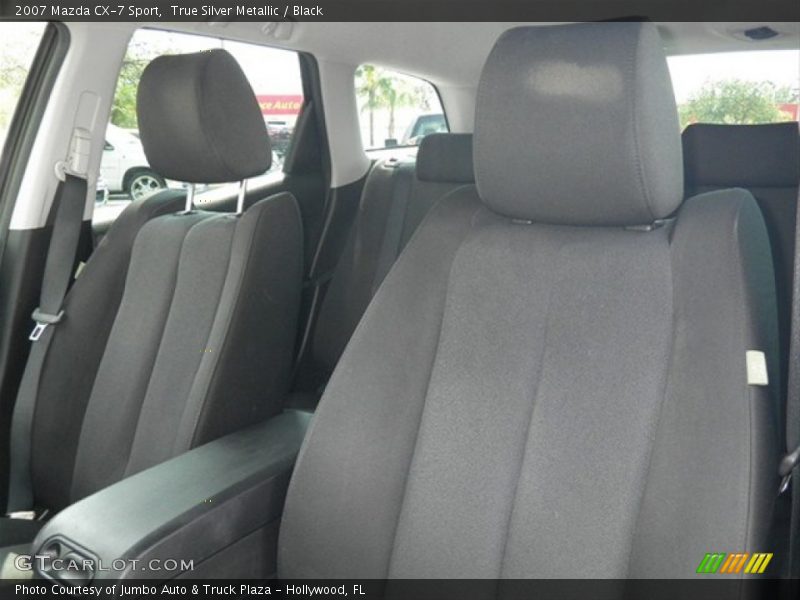 True Silver Metallic / Black 2007 Mazda CX-7 Sport