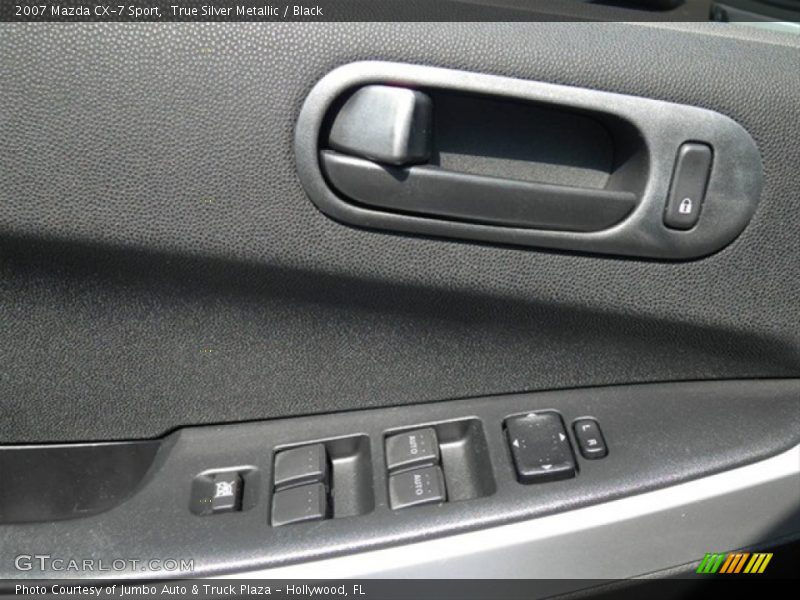 True Silver Metallic / Black 2007 Mazda CX-7 Sport