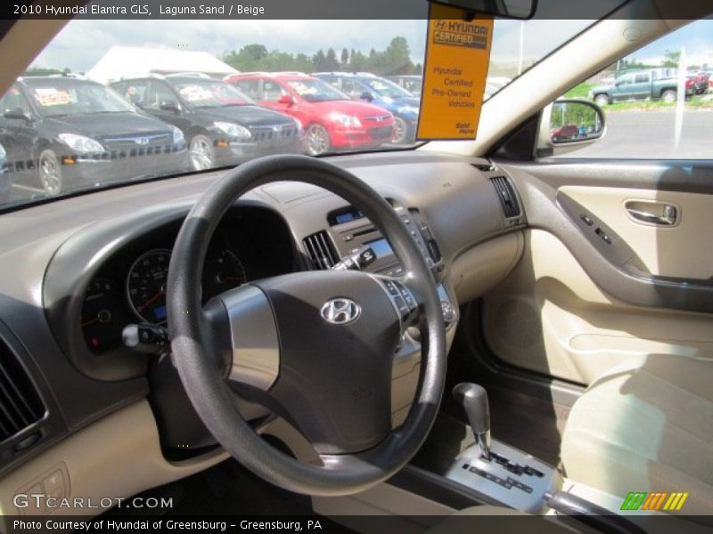 Laguna Sand / Beige 2010 Hyundai Elantra GLS