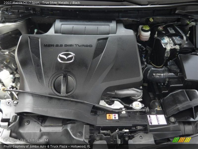 True Silver Metallic / Black 2007 Mazda CX-7 Sport