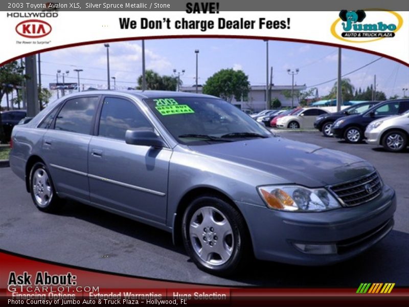 Silver Spruce Metallic / Stone 2003 Toyota Avalon XLS