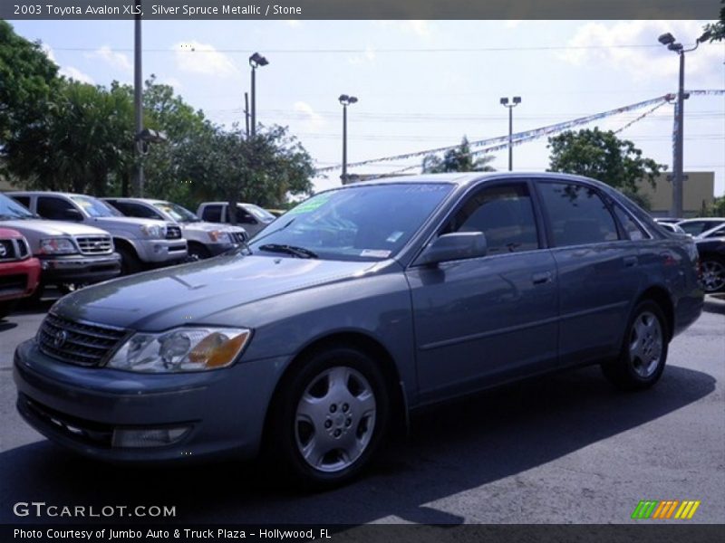 Silver Spruce Metallic / Stone 2003 Toyota Avalon XLS